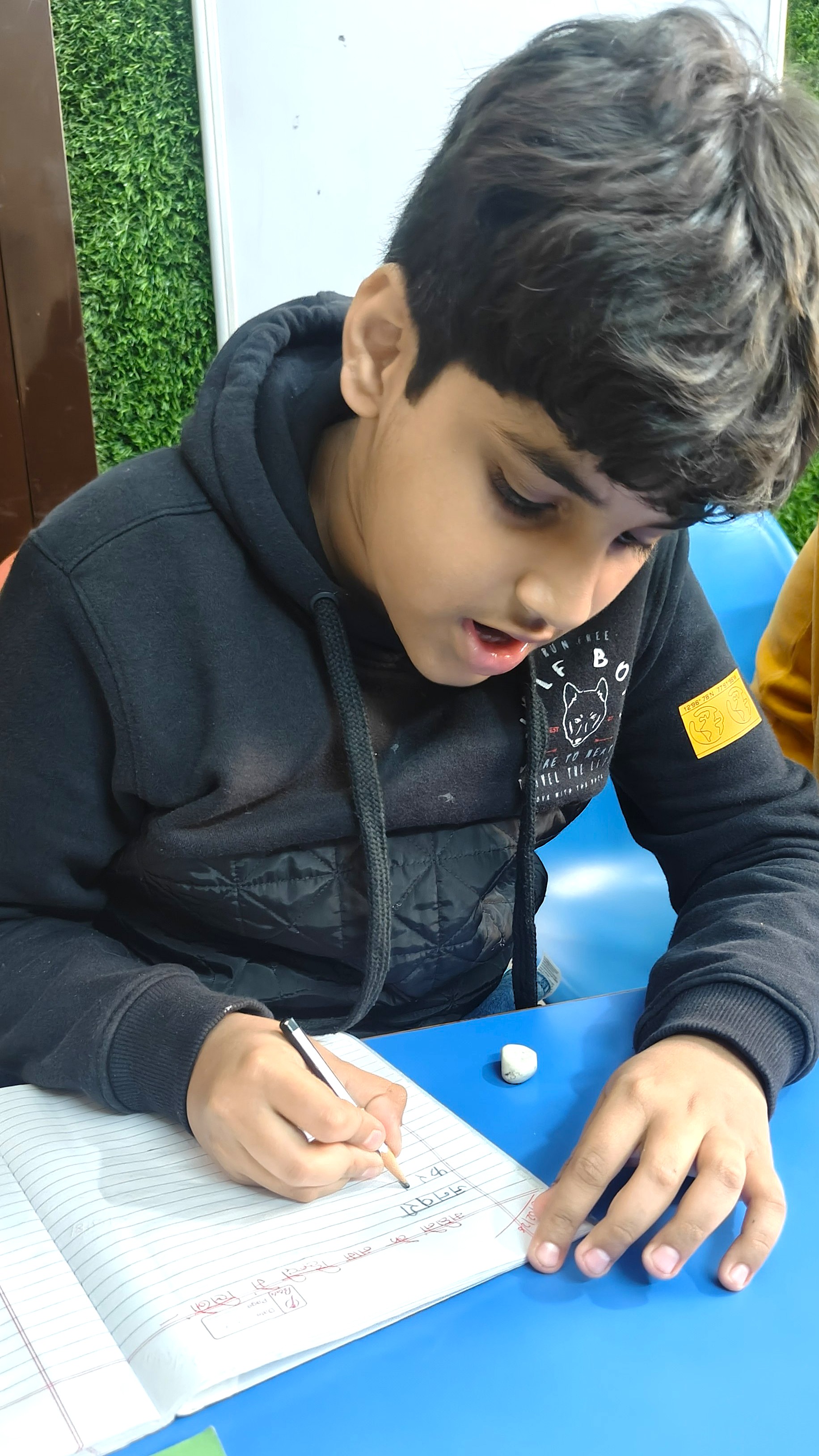 Fine motor skill development session for autism therapy